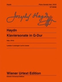 Haydn: Piano Sonata G Major Hob. XVI:6 published by Wiener Urtext