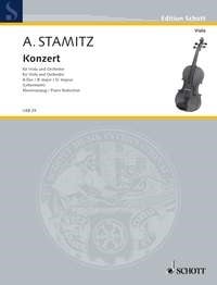 Stamitz: Concerto in Bb Major for Viola published by Schott