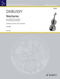 Debussy: Nocturne for Violin published by Schott
