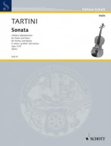 Tartini: Sonata in G Minor Opus 1/10 for Violin published by Schott