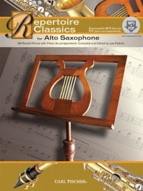 Repertoire Classics - Alto Saxophone published by Carl Fischer (Book & CD)