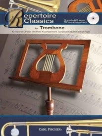 Repertoire Classics - Trombone published by Carl Fischer (Book & CD)