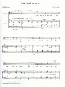 Edwards: No small wonder SATB published by Animus