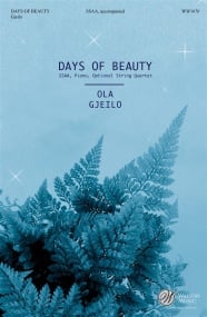 Gjeilo: Days of Beauty SSAA published by Walton