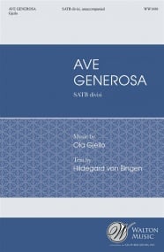Gjeilo: Ave Generosa SATB published by Walton