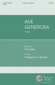 Gjeilo: Ave Generosa TTBB published by Walton