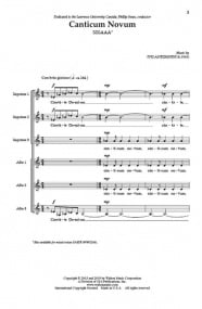 Antognini: Canticum Novum SSSAAA published by Walton