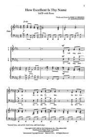 Higdon: How Excellent Is Thy Name SATB published by Walton