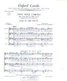 Sargent: Two Folk Carols SATB published by Oxford Archive