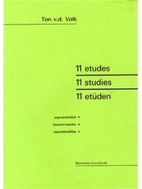 van der Valk: 11 Etudes for Descant Recorder published by Harmonia