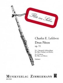Lefebvre: Deux Pieces Opus 72 for Flute published by Zimmermann