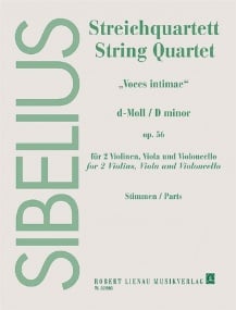 Sibelius: String Quartet Opus 56 in D minor published by Robert Lienau